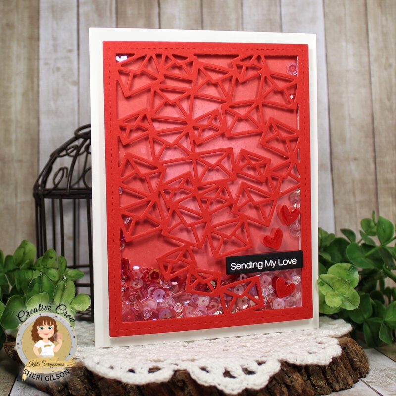 Sending My Love Shaker Card