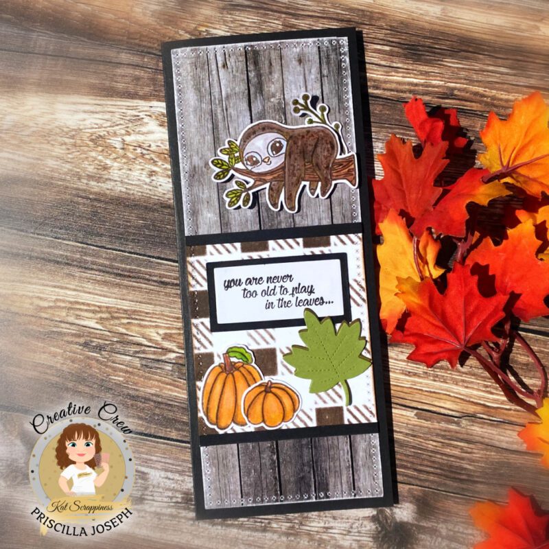 You’re Never Too Old . . . Fall Slimline Card