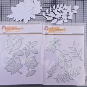 DIY fall card using Kat Scrappiness dies