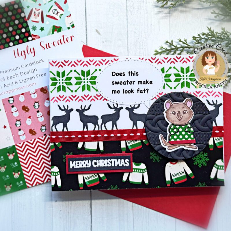 Snarky Ugly Christmas Sweater Card